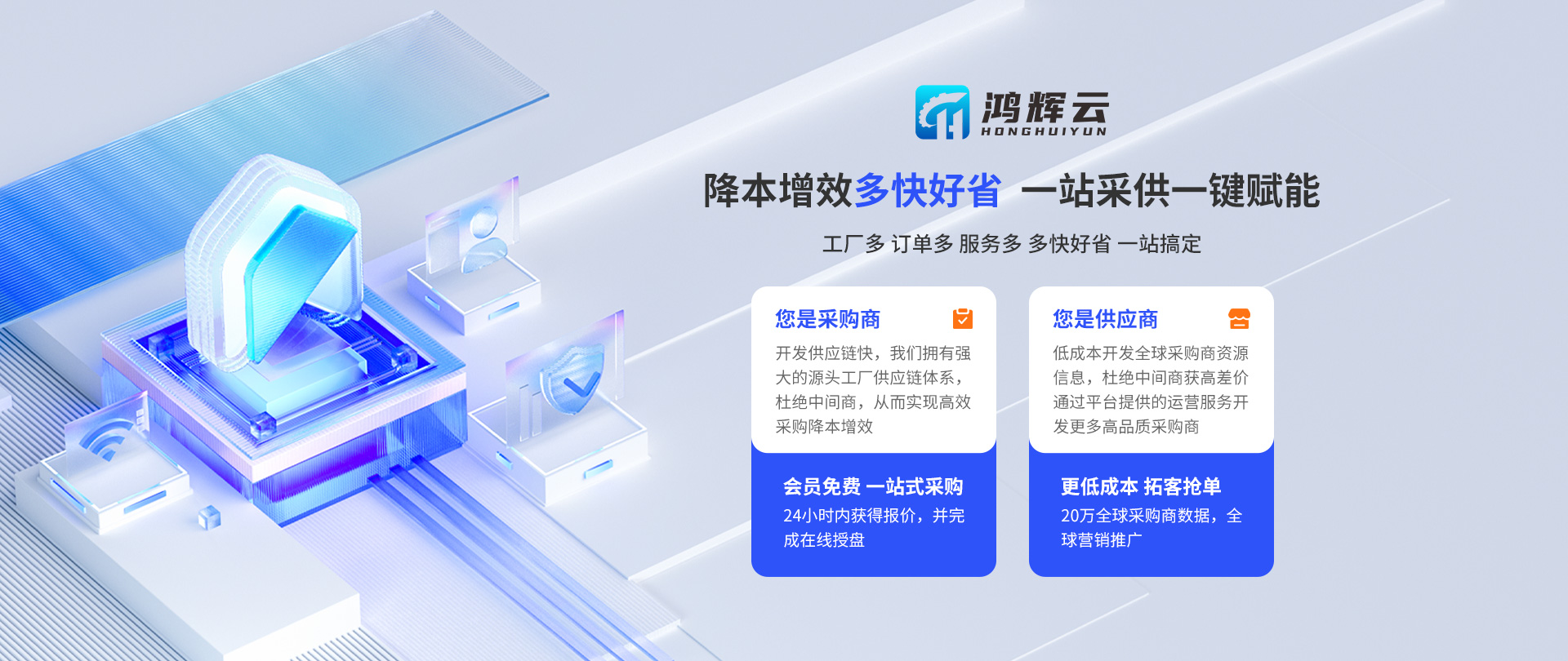 星空体育网站：鸿辉云：全球工业品一站式采供平台数字化赋能产业新未来(图1)