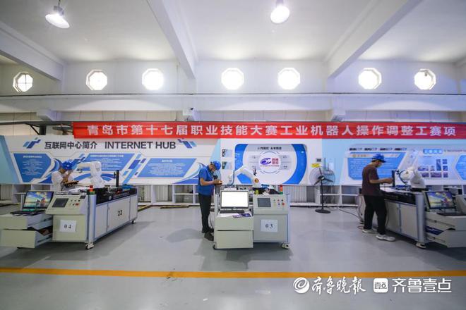 “玩转”工业机器人！150余名技能高手同台比拼(图2)