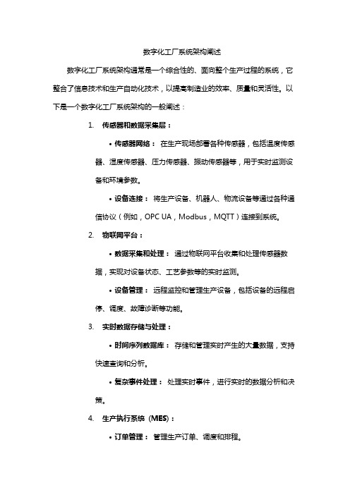 星空体育网站：数字化工厂系统概念详解(图1)