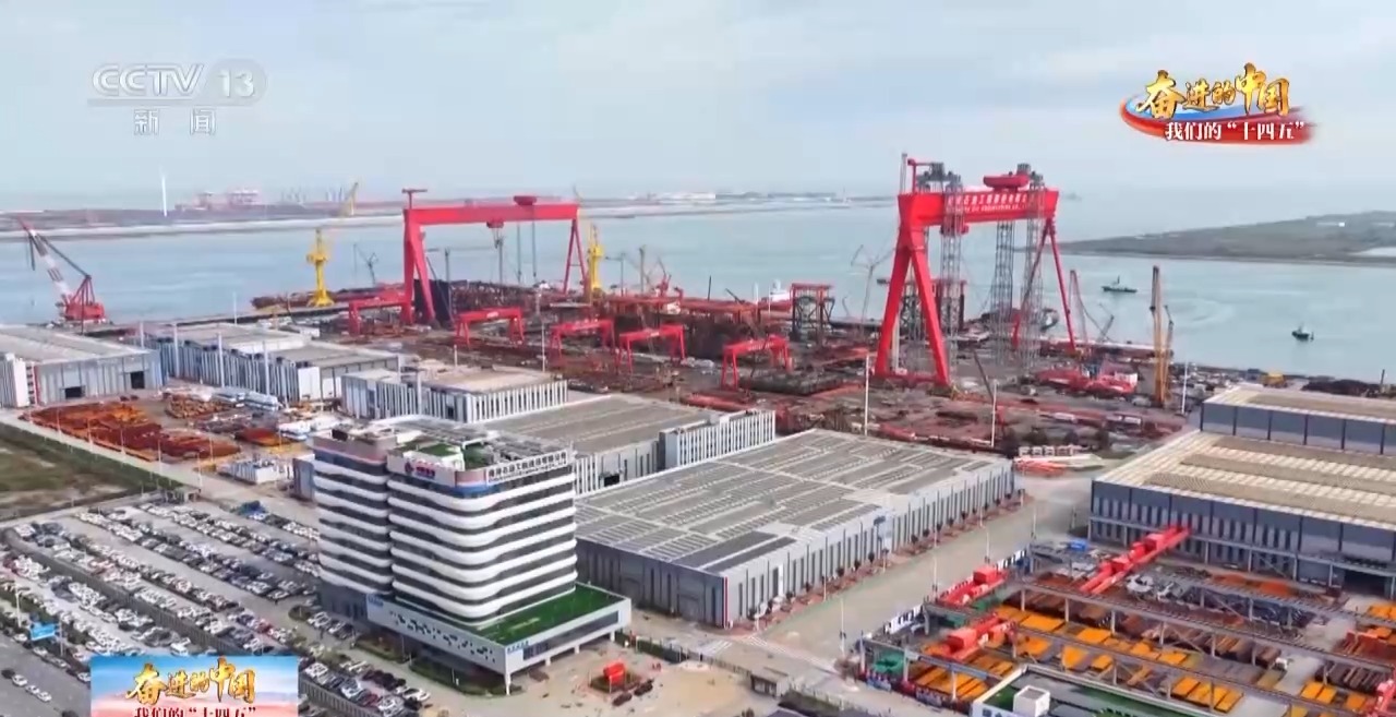 近万吨海上“巨无霸”怎么造？探秘中国首个海洋油气装备“智能工厂”(图10)
