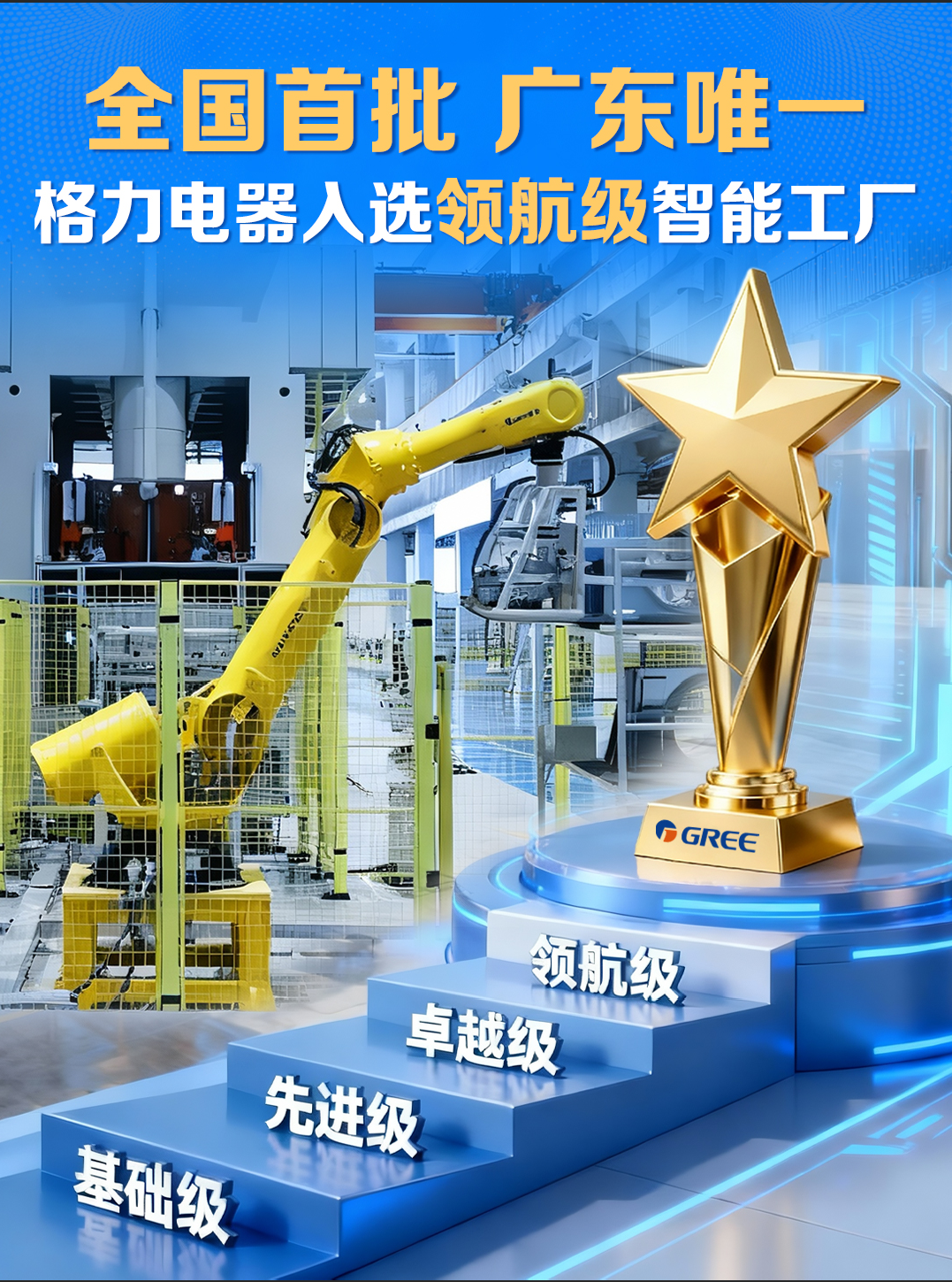 全国首批！格力电器入选领航级智能工厂擎画未来制造新图景(图1)